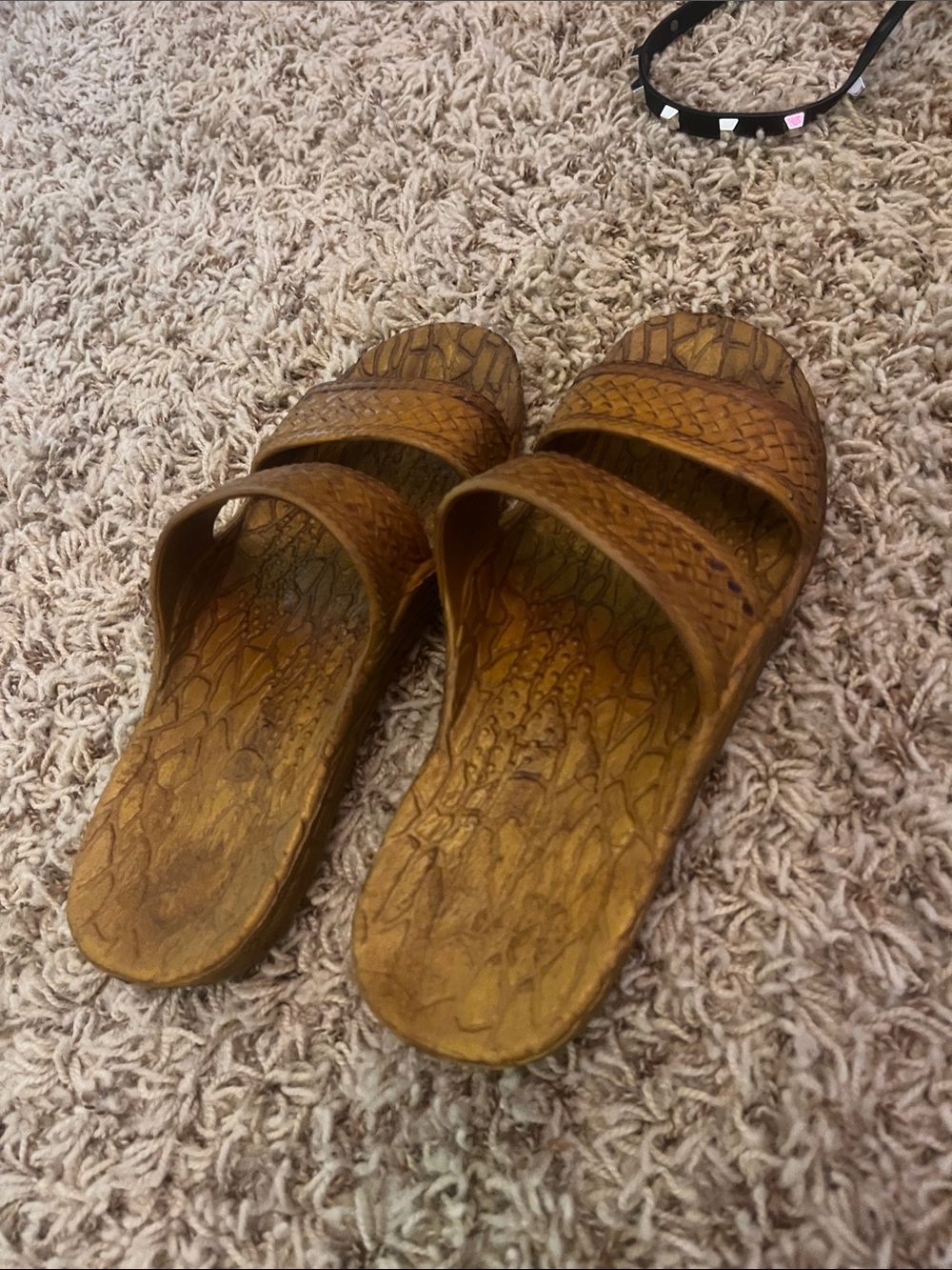 Mustard colored sandles